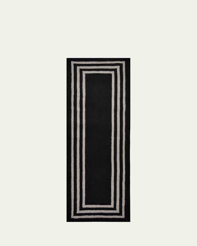 Sheer Striped Cashmere Scarf